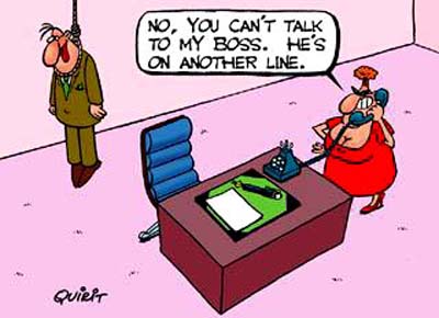 busy on the line boss